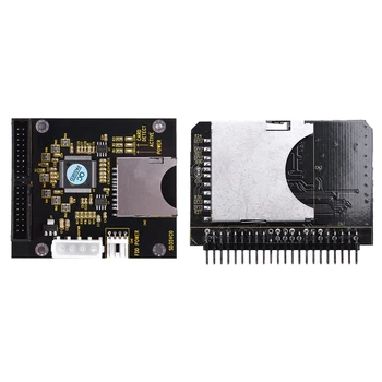 ÚJ-2 Db SD SDHC SDXC MMC Kártyát, Hogy IDE-3,5 Hüvelykes Férfi Adapter 40Pin & 44-Pin
