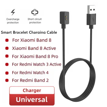 Mágneses Töltő Xiaomi Okos Zenekar 8, 8pro, 8 Aktív / Redmi Óra 3 Aktív, Watch4, Zenekar, 2 Univerzális USB Töltő Kábel