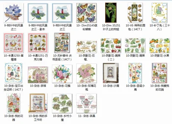 Top Eladási Táj Virágok Jelezni Cross Stitch 11CT 14CT 18CT DIY Kínai keresztszemes Készletek, Hímzés, Kézimunka Készletek