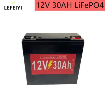 Lítium-Vas-Foszfát Akkumulátor, LiFePO4 Akkumulátor, 12V, 12,8 V, 30Ah, 4S, a Ciklusok túraautó -, Nap -, Szél -, Adó-Ingyenes