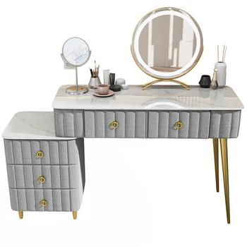 Fésülködő asztal, hálószoba, modern, minimalista kis egység, hálószoba, internet híres fény luxus high-end íróasztal