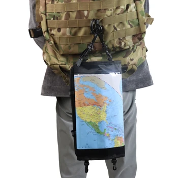 Kültéri Taktikai Hadsereg Rajongó Képzés Összecsukható Map Pack Tpu Vízálló Phablet Kemping Túrázás Művelet A Fájl Táska