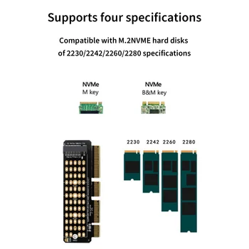 M2 NVMe Adapter Kártya M2-es SSD NVME, hogy PCIE 4.0 X4 Kelő Kártya Merevlemez Adapter Támogatja a MAJMOT Adapter 1U Szerver M2 NVMe Adapter Kártya M2-es SSD NVME, hogy PCIE 4.0 X4 Kelő Kártya Merevlemez Adapter Támogatja a MAJMOT Adapter 1U Szerver 2