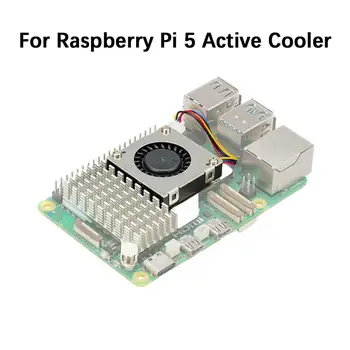 A Raspberry Pi 5 Aktív Hűtőventilátor Fém Radiátor Radiátor A Raspberry Pi 5 Alacsony Zajszint Hűtő