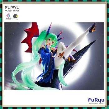 FuRyu Original Vocaloid F:Nex Tenitol Hatsune Miku Sötét Alak Anime PVC Ábra a Teljes Modell