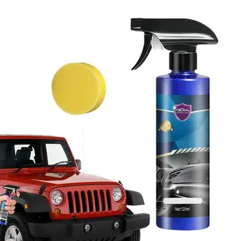 Autó Nano-Javító Spray 120ml Nélküli Autóipari Belső Érdekel, Kerámia Bevonat Erősen Hidrofób Viasz Gyors Detailer Szivacs