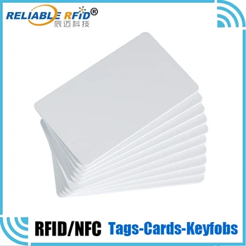 10db 15m 860-960Mhz Távolsági UHF RFID PVC Kártya EPC Gen2 Idegen H3 chip UHF RFID Üres, Fehér Kártya a Hozzáférés-Vezérlési Parkoló