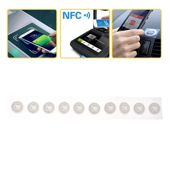10db NFC Tag NFC213 Címke 213 Matricák, Címkék Jelvények Felkínálja Matrica 13.56 mHz-es Huawei Megosztás Ios13 Személyes Automatizálás Hivatkozások