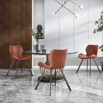 Étkező szék tervező modern, egyszerű Északi Fény luxus kreatív Hotel háttámla széklet háztartási Étterem Szék