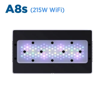 A8s 215W Teljes Spektrumú WiFi APP Ellenőrzött Korallzátony Tengeri LED Akvárium Fény CREE LED-Gyöngyök