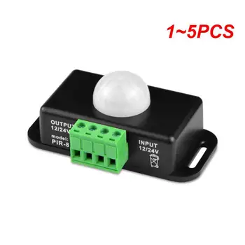 1~5DB Automatikus Állítható PIR Mozgásérzékelő Kapcsoló IR Infravörös Érzékelő Kapcsoló Modul LED Szalag Lámpa Lámpa