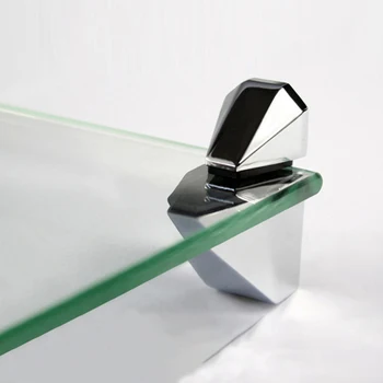 Bútor hardver kétoldalas klip alumínium asztal képernyő üveg klip terelő rögzítő klip Üveg jogosultja