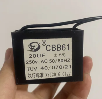 1 DB CBB61 Kezdő kondenzátor 250V 20UF