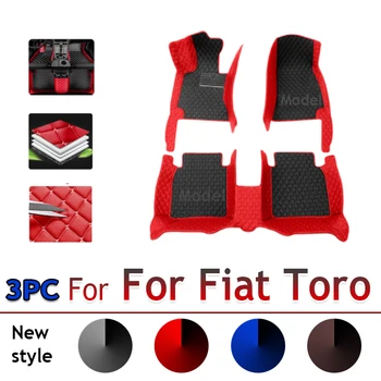 Egyedi Autós Szőnyeg A Fiat Toro 2016-2022 DropShipping Belső Kiegészítők 100% - Ban Illeszkednek Bőr Szőnyeg Szőnyeg Láb Párna