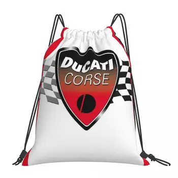 Ducati Corse Racing Sport Hátizsák Alkalmi Hordozható Zsák Összehúzható Zsinórral Csomag Zsebében Tároló Táska Könyv, Táska, Férfi, Nő