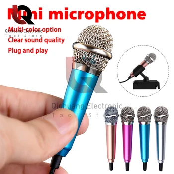 Legújabb Mini Mikrofon Csiptetős Professzionális Kézi Mikrofon Mikrofon, Számítógép iPhone ipad karaoke Éneklés Exkluzív
