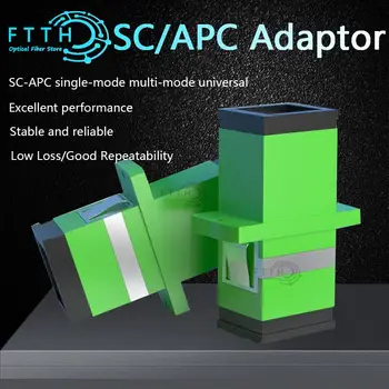 SC APC Adapter Csatlakozó Simplex SM Egyetlen Mód, Műanyag Optikai Adapter Ingyenes Szállítás