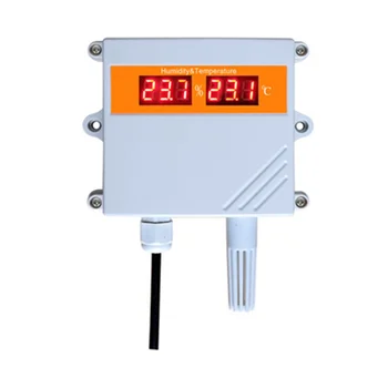 RS485 Hőmérséklet, illetve a Páratartalom Érzékelő Vízálló Digitális Hőmérséklet, illetve a Páratartalom Adó LED Kijelző 4-20 MA (D) RS485 Hőmérséklet, illetve a Páratartalom Érzékelő Vízálló Digitális Hőmérséklet, illetve a Páratartalom Adó LED Kijelző 4-20 MA (D) 1