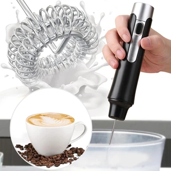 Tejhabosító Kézi Foamer Kávéfőző Habverővel Cappuccino Keverő Hordozható Mini Turmixgép Konyha Habverővel Eszköz